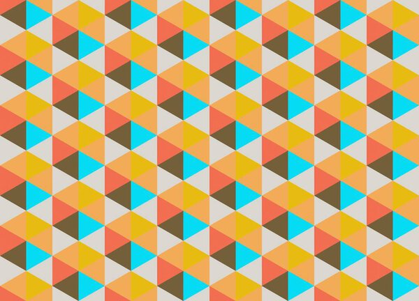 Современный красочный фон с шестиугольным рисунком