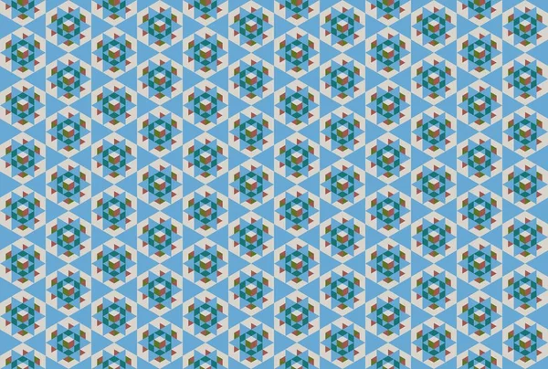 Altıgen desenli modern renkli arkaplan