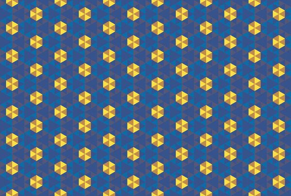 Modern colorful backdrop with hexagonal pattern