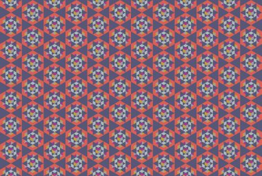 Tekrarlanan şekillerle soyut yaratıcı arkaplan