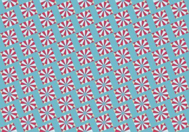 Tekrarlanan şekillerle soyut yaratıcı arkaplan