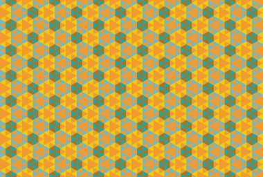 Altıgen desenli modern renkli arkaplan