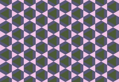 Altıgen desenli modern renkli arkaplan