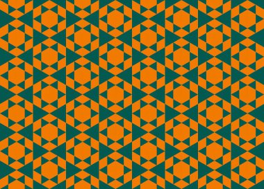 Altıgen desenli modern renkli arkaplan