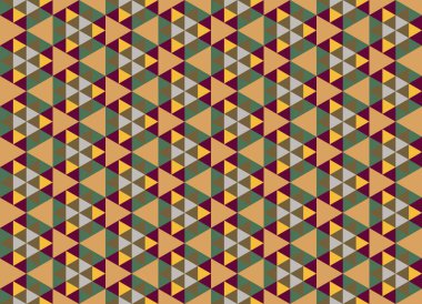 Altıgen desenli modern renkli arkaplan