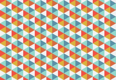 Altıgen desenli modern renkli arkaplan