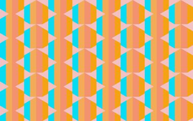 Altıgen desenli modern renkli arkaplan