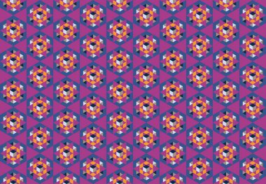 Geometrik elementlerle kusursuz soyut arkaplan