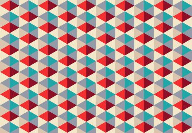 Tekrarlanan şekillerle soyut yaratıcı arkaplan