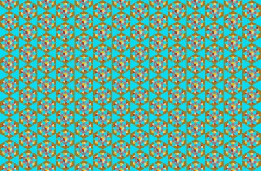 Tekrarlanan şekillerle soyut yaratıcı arkaplan