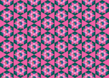 Tekrarlanan şekillerle soyut yaratıcı arkaplan