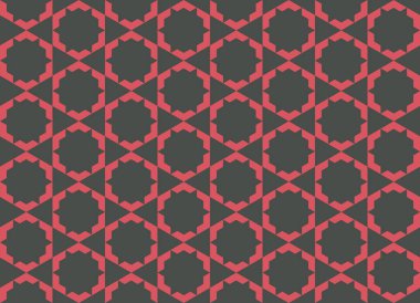 Altıgen desenli modern renkli arkaplan