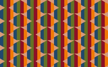 Altıgen desenli modern renkli arkaplan