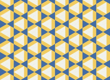 Altıgen desenli modern renkli arkaplan