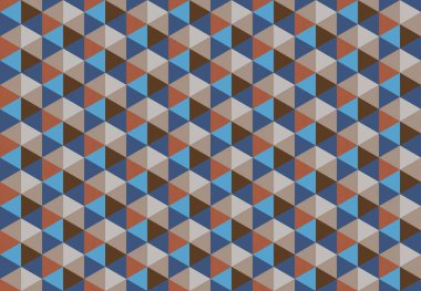 Altıgen desenli modern renkli arkaplan