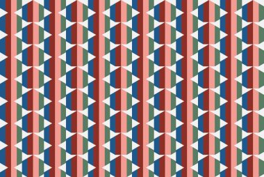 Tekrarlanan şekillerle soyut yaratıcı arkaplan