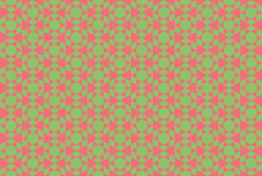 Tekrarlanan şekillerle soyut yaratıcı arkaplan