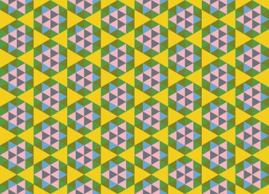 Altıgen desenli modern renkli arkaplan