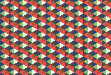 Tekrarlanan şekillerle soyut yaratıcı arkaplan