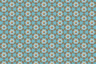 Geometrik elementlerle kusursuz soyut arkaplan