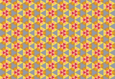 Altıgen desenli modern renkli arkaplan