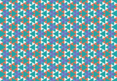 Altıgen desenli modern renkli arkaplan