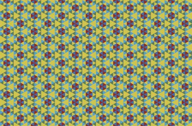 Altıgen desenli modern renkli arkaplan