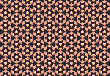 Altıgen desenli modern renkli arkaplan