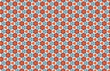 Tekrarlanan şekillerle soyut yaratıcı arkaplan