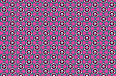 Tekrarlanan şekillerle soyut yaratıcı arkaplan