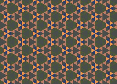 Altıgen desenli modern renkli arkaplan