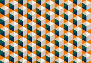 Tekrarlanan şekillerle soyut yaratıcı arkaplan