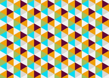 Altıgen desenli modern renkli arkaplan