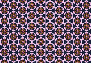 Geometrik elementlerle kusursuz soyut arkaplan