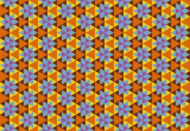 Tekrarlanan şekillerle soyut yaratıcı arkaplan