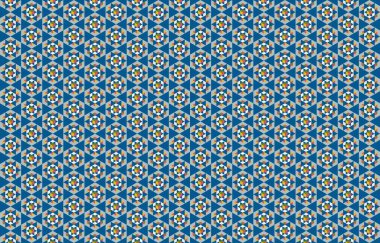 Tekrarlanan şekillerle soyut yaratıcı arkaplan