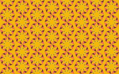 Altıgen desenli modern renkli arkaplan