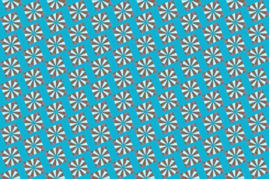 Tekrarlanan şekillerle soyut yaratıcı arkaplan