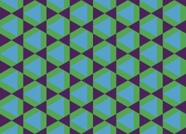 Altıgen desenli modern renkli arkaplan