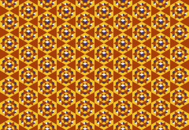 Altıgen desenli modern renkli arkaplan