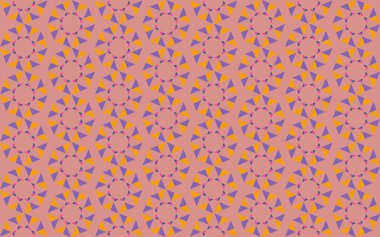 Altıgen desenli modern renkli arkaplan