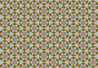 Altıgen desenli modern renkli arkaplan