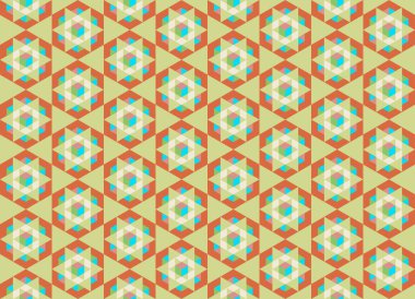 Tekrarlanan şekillerle soyut yaratıcı arkaplan