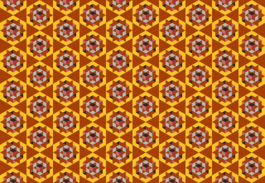 Geometrik elementlerle kusursuz soyut arkaplan