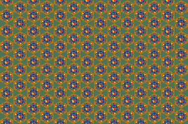 Tekrarlanan şekillerle soyut yaratıcı arkaplan