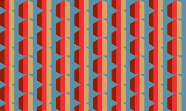 Altıgen desenli modern renkli arkaplan