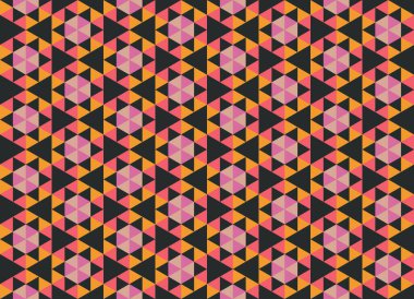 Altıgen desenli modern renkli arkaplan