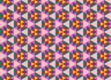 Geometrik elementlerle kusursuz soyut arkaplan