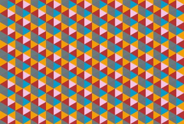 Altıgen desenli modern renkli arkaplan