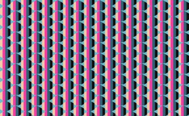 Altıgen desenli modern renkli arkaplan